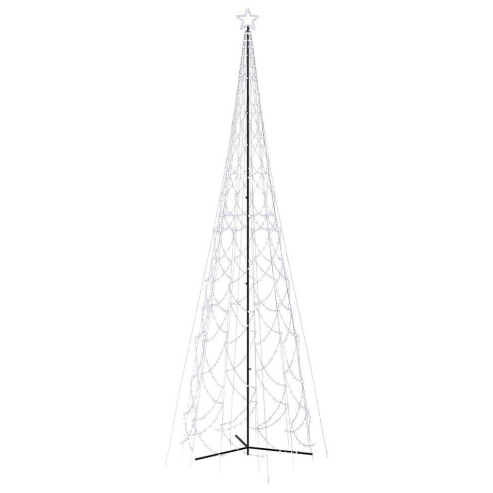 Vidaxl Christmas Cone Tree Led Tree Christmas Decoration Cold White 3000 Leds