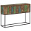 VidaXL vidaXL Console Table Hall Side Table End Table Solid Wood Reclaimed and Iron 8