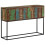 VidaXL vidaXL Console Table Hall Side Table End Table Solid Wood Reclaimed and Iron 9