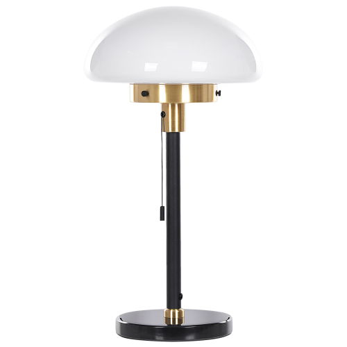 Beliani Table Lamp MINIJA Metal Black