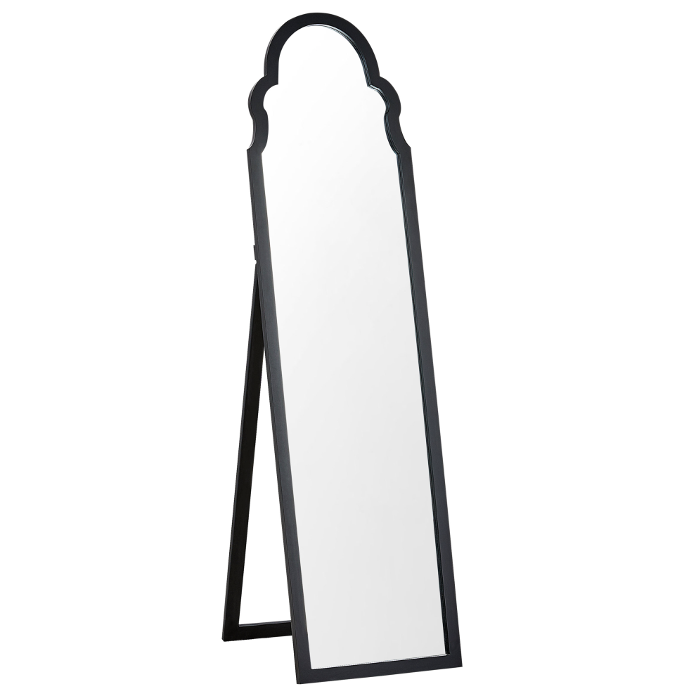 Beliani Standing Mirror Chatillon 150 Cm Black