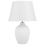 Beliani Table Lamp FERGUS Ceramic White 1