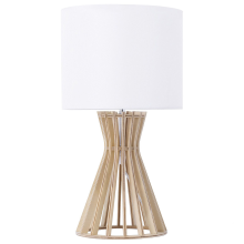 Table Lamp CARRION Brown/ White
