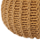 Beliani Pouffe CONRAD Cotton Mustard 5