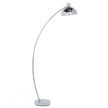 Floor Lamp DINTEL Metal Silver