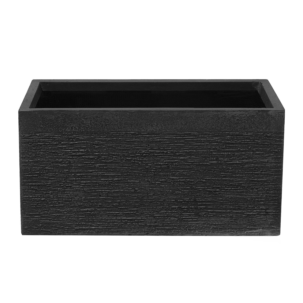 Beliani Plant Pot Myra 60 Cm Black