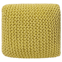 Pouffe CONRAD Cotton Yellow