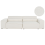 Beliani Modular Sofa 2 Seater HELLNAR Off-White Boucle 1