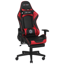 Gaming Chair VICTORY Faux Leather Red