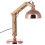 Beliani Desk Lamp SALADO Adjustable Wood Copper 1