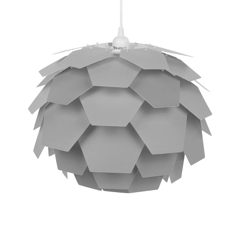 Beliani Pendant Lamp SEGRE S Grey