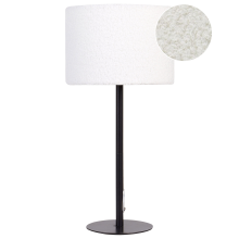 Table Lamp VINAZCO Boucle White