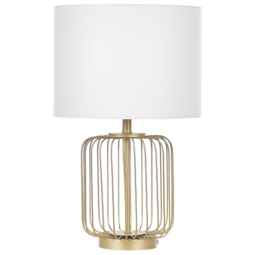 Beliani Table Lamp THOUET Metal Gold