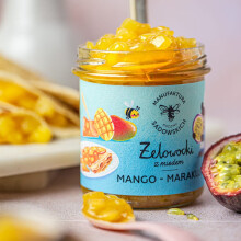 Mango Passion Fruit in Pure Honey Gel Żelowocki Polish 320g