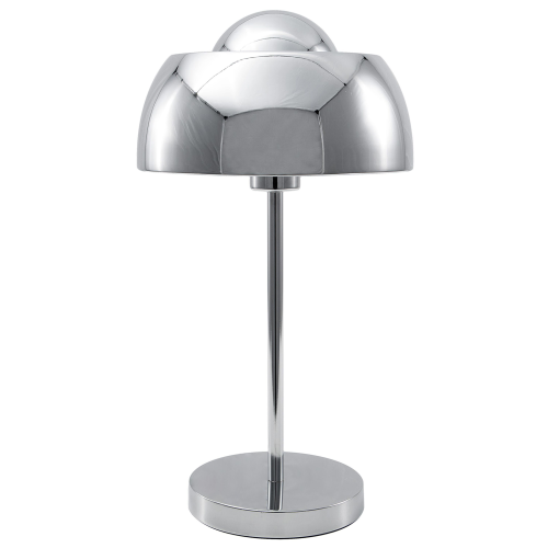 Beliani Table Lamp SENETTE Metal Silver