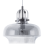 Beliani Pendant Lamp WILTZ Glass Light Grey 1