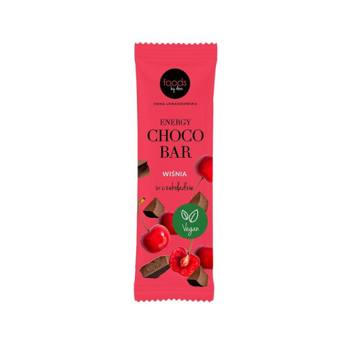 (1pc) Energy Choco Bar Cherry in Chocolate 35g