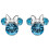 Disney Orecchini Disney Aquamarine "Peace" - ES00028SMARL.CS 1