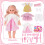 deAO Toys Baby Doll Playset Includes Stylish Outfits Pink 2