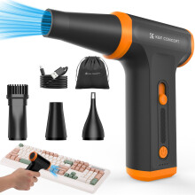 K&F CONCEPT Cordless Air Duster -110000RPM Super Electric Mini Blower 3 Nozzles
