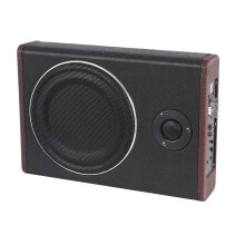 8 Inch Ultra Slim Car Subwoofer Under Seat Car Active Subwoofer Compact Car Bass Audio Car Stereo Amplifier Speaker DC 12V 600W