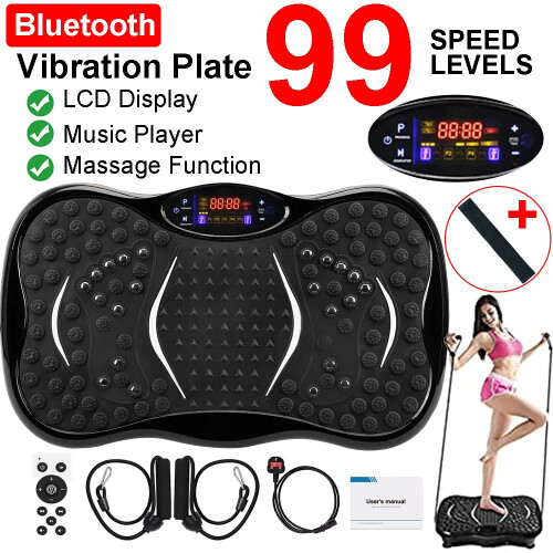 Power Vibration Plate Vibrating Machine Platform Exercise Body Shaker Massager