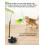 1pcs  Cat Interactive Toy Simulate Bird Interactive Sucker Feather Bell Funny Cat Toys 1