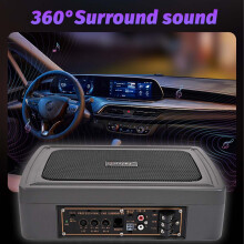 1200W Active Underseat Car Bass Box Audio Subwoofer Sub Speaker Amplifier HJKJ