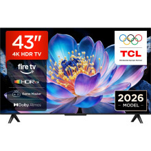 TCL 43V6D-UK 43 Inch LED 4K Ultra HD Smart TV Bluetooth WiFi