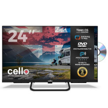 Cello CTRAV24TZF 24 inch Smart TV DVD TIZEN Samsung Plus 12v 24v Traveller Wi Fi