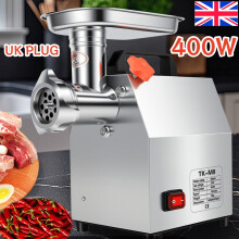 Commercial Electric Meat Grinder Machine 60KG/H Steel Sausage Maker Filler 400W