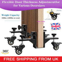2PCS Heavy-Duty Door Installation Dolly Kit Installation Tool Hanging Jig Kits