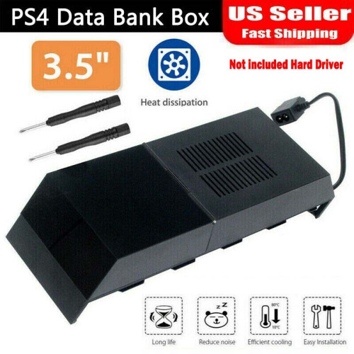 For PS4 Playstation4 Memory Storage 3" 2TB Data Bank Box Hard Drive External Box