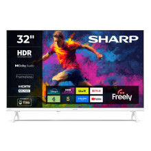 SHARP 32 Inch TV HD TiVo Frameless Smart TV 32HE2245KW 3 HDMI Inputs - White