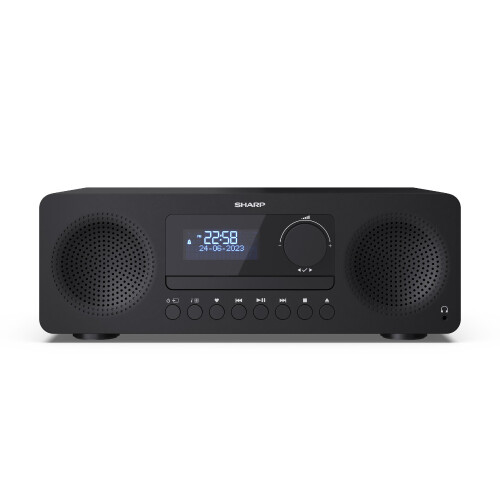 Sharp SHARP Tokyo Hi-Fi Music System All in One DAB+ FM Bluetooth Input XL-B720D(BK) 2