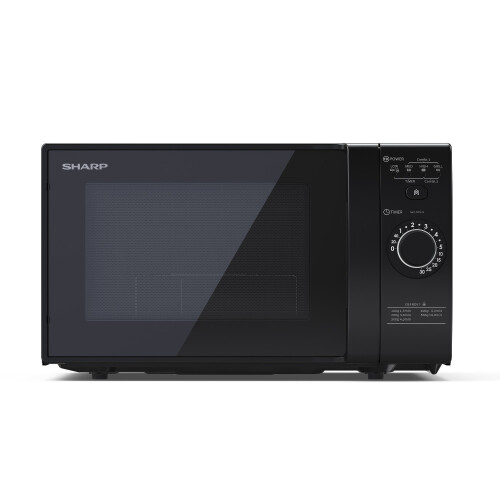 Sharp SHARP Compact Microwave Oven with 1000W Grill 700W 20L Turntable YC-GG02U-B 1