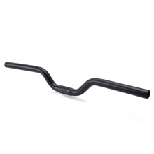 Aluminium Fietsen Stuur Platte Bar 22.2mm Klemmen 520mm-Zwart