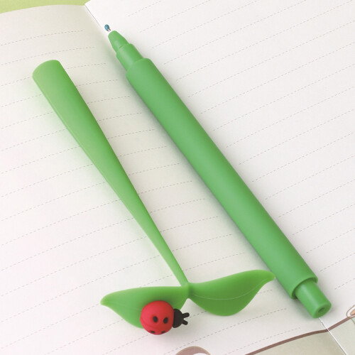 Stylo neutre d'insecte de dessin animé 3 pièces/ensemble, stylo 2