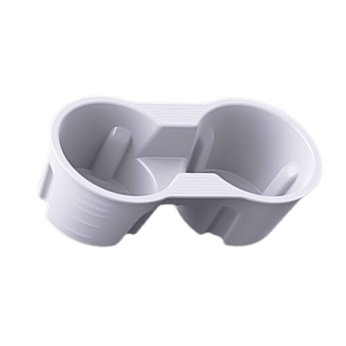 Center Console Silicone Cup Holder Insert Protective-White