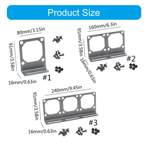 8CM Memory Overclocking Cooling Fan Holder Bridge Bracket PC-3 1