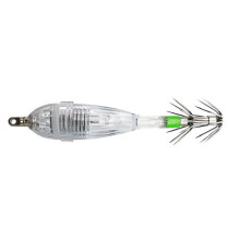 Lichtgevende paraplu-inktvishaak Lichtvissen Octopus Inktvis-Wit