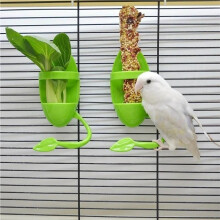 Plastic Bird Feeding Holder for Cuttlebone on Cage Parrot Cage Stands Parrots H0