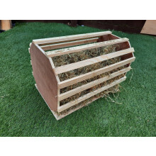 Rabbit hay barrel/hayrack (fully assembled just take out of box)