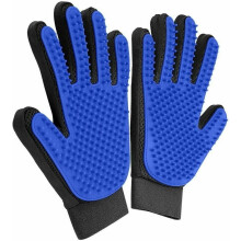 Pet Dog Cat Grooming Glove Deshedding Brush Fur Remover Mitt Left Right Hand