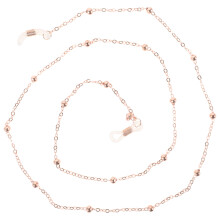 Glasses Cord Rose Gold Alloy for Women 3-Pack