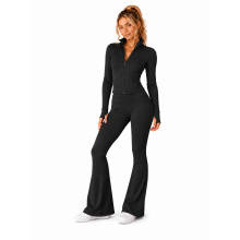 (XS-S, Black - CH101) Ladies Gym Tracksuit Workout Top & Running Shorts