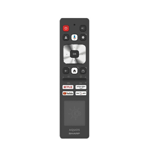 Sharp SHARP Solar Remote for SHARP Google Android Tivo TV Battery Free Solar Powered 1