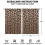 Brown Gradient Leopard Print Blackout Curtains 2 Panels 2