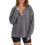 Women's Soft Casual Hooded Sweatshirt Lightweight Pullover 1