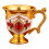 Vintage Brass Wine Goblet Chalice Cup Renaissance Theme 1